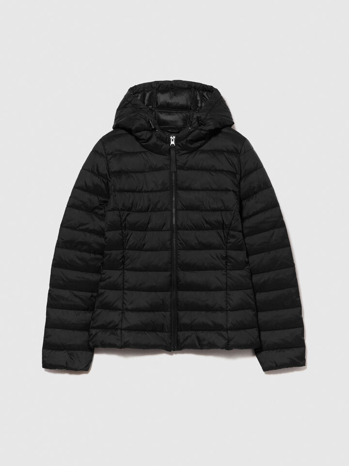 Padded slim comfort fit jacket - women's puffer jackets and coats - Black | Sisley image number 6